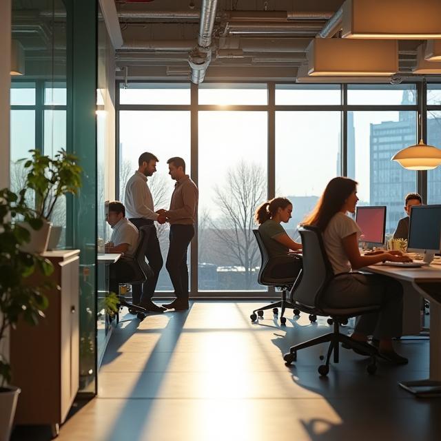 Tim Bioniсeritahub di kantor Surabaya